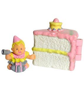 Vtg Mimi and the Goo Goos Mimi and Her Cake Mini Baby Figure '95 Collectible
